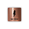 Cedule wc ženy | Piktogram (čtverec)