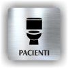 Cedule pacienti wc – plast (piktogram)
