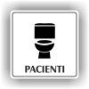 Cedule pacienti wc – plast (piktogram)