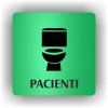 Cedule pacienti wc – plast (piktogram)