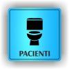 Cedule pacienti wc – plast (piktogram)
