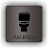 Cedule pacienti wc – plast (piktogram)