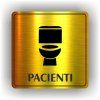 Cedule pacienti wc – plast (piktogram)
