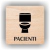 Piktogram - PACIENTI WC