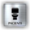 Cedule pacienti wc – plast (piktogram)