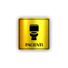 Cedule pacienti wc | Piktogram (čtverec)