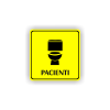 Cedule pacienti wc | Piktogram (čtverec)