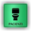 Cedule pacienti wc – plast (piktogram)
