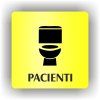 Cedule pacienti wc – plast (piktogram)