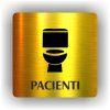 Cedule pacienti wc – plast (piktogram)