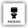 Cedule pacienti wc – plast (piktogram)
