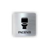Cedule pacienti wc | Piktogram (čtverec)
