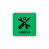 Cedule údržba | Piktogram (čtverec)