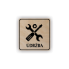 Cedule údržba | Piktogram (čtverec)