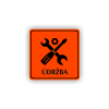 Cedule údržba | Piktogram (čtverec)