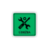 Cedule údržba | Piktogram (čtverec)