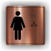 Piktogram - WC ŠATNA ŽENY