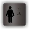 Piktogram - WC ŠATNA ŽENY