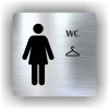 Piktogram - WC ŠATNA ŽENY