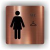 Piktogram - WC ŠATNA ŽENY