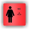 Piktogram - WC ŠATNA ŽENY