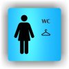 Piktogram - WC ŠATNA ŽENY