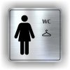 Piktogram - WC ŠATNA ŽENY