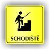 Cedule schodiště – plast (piktogram)