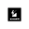 Cedule schodiště | Piktogram (čtverec)