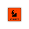 Cedule schodiště | Piktogram (čtverec)