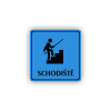 Cedule schodiště | Piktogram (čtverec)