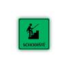 Cedule schodiště | Piktogram (čtverec)