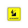 Cedule schodiště | Piktogram (čtverec)