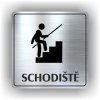 Cedule schodiště – plast (piktogram)