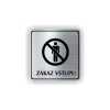 Cedule zákaz vstupu | Piktogram (čtverec)