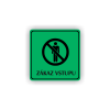 Cedule zákaz vstupu | Piktogram (čtverec)