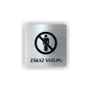 Cedule zákaz vstupu | Piktogram (čtverec)