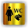 Piktogram - WC ŽENY