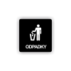 Cedule odpadky | Piktogram (čtverec)
