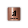 Cedule odpadky | Piktogram (čtverec)