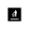 Cedule odpadky | Piktogram (čtverec)