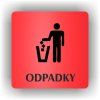Cedule odpadky – plast (piktogram)