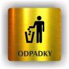 Cedule odpadky – plast (piktogram)