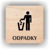 Cedule odpadky – plast (piktogram)