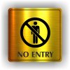 Piktogram - NO ENTRY