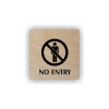 Cedule no entry | Piktogram (čtverec)