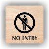 Cedule no entry – plast (piktogram)