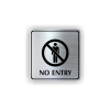 Cedule no entry | Piktogram (čtverec)