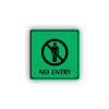 Cedule no entry | Piktogram (čtverec)