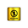 Cedule no entry | Piktogram (čtverec)